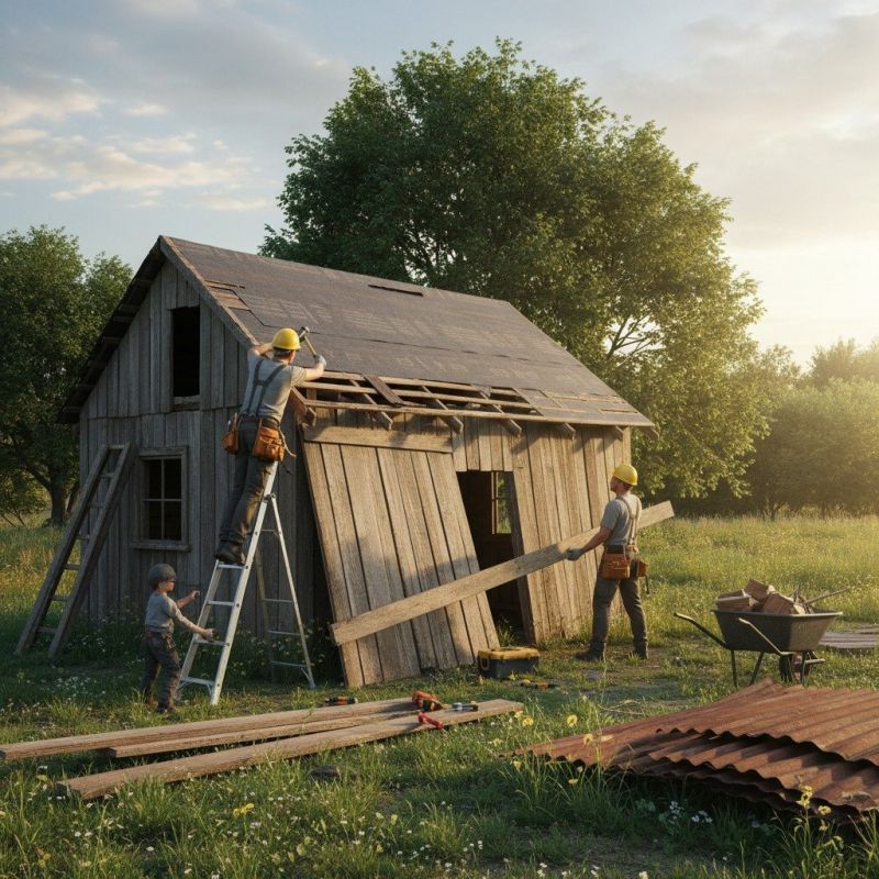 Shed Roof Repair in Wilmington, NC